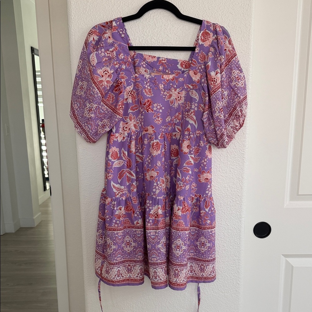 Floral Purple Dress
